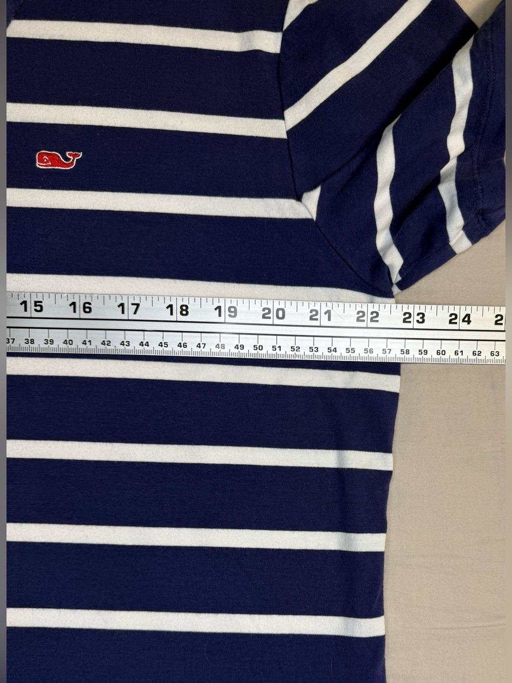 Vineyard Vines for Target Striped Short Sleeve Polo Shirt Men’s L Blue White - Picture 4 of 9